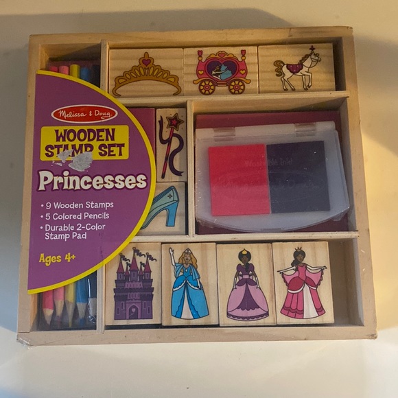 BN Melissa & Doug Princess Stamp set - Picture 1 of 1